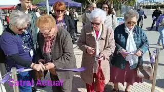 Inauguración del mural feminista de Catral (Alicante)