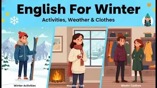 English for Cold Weather | Winter Words and Useful Phrases | A1&ndash;A2 Level