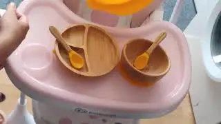 Сет за хранене Бамбук // Bamboo //Unboxing Bamboo baby weaning set //