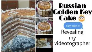 Russian Golden Key Cake 🎂 |Without oven,butter & oil| PWC