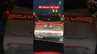 Hector Tail Light 🔥 #shorts #mg #hector #trending #viral