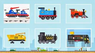 Labo Brick Train #Train Steam Train 🚂 Christmas Train Game Part 20 / Video Tank Game 2023