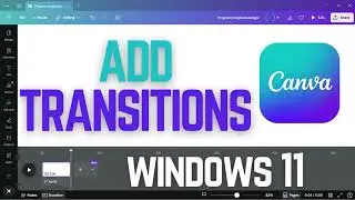 How to Add Transitions Between Pages in Canva | Add Smooth Slide Animation in Canva (Tutorial)