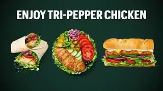 Subway&reg; Tri-Pepper Chicken Wrap, Salad or Sub