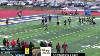 2022 XFFL April Fool's 9 Man B Division Championship: Riot Squad vs Long Island Ducks (HSG Network)