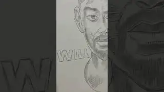 Will smith sketch | simple face sketch ,will smith