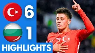 Bulgaria vs T&uuml;rkiye (1-6) Highlights | UEFA World Cup Qualifiers 2025/26