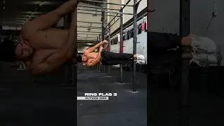 🔥Human Flag on Rings (3 Variations)