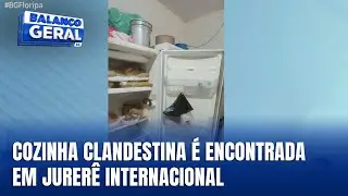 Cozinha clandestina é encontrada em situação precária em Jurerê Internacional