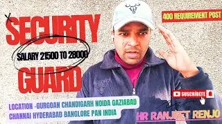 400 Requirement Security Guard job Vacancy in pan india Joining Process facility documents #info 