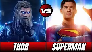 SUPERMAN VS THOR FIGHT COMPARISON | IN HINDI || SAM CHAUDHARYYY 