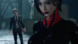 Ada Wong：Full Latex Suit and Crotch High Boots