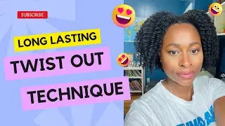 Secret METHOD to get Long Lasting Twist Out for days ⁉️