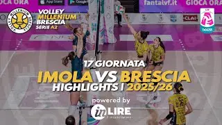 Highlights in-Lire | 17^ Giornata A2 | Clai Imola Volley vs Valsabbina Millenium Brescia