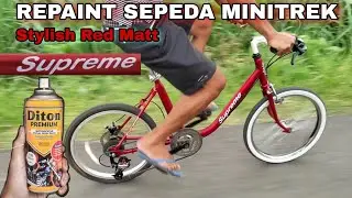 REPAINT SEPEDA MINITREK SUPREME LOW BUDGET ISTIMEWA