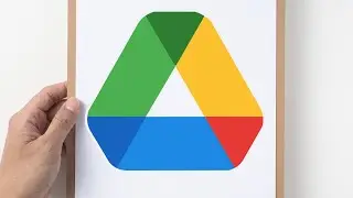 How to Draw a Cute Google Drive Logo 📁 | Easy Step by Step Kids Drawing & Coloring Tutorial
