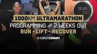 RUNNING 100KM+ Per Week: Programming (2&frac12; Weeks out) | 1000KM UltraMarathon Prep Training