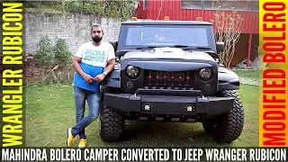 Mahindra Bolero Camper Converted to Jeep Wrangler Rubicon | MODIFICATIONS WITH 5 YEARS WARRANTY