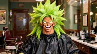 POV: Being a Barber for Super Saiyans ⚡✂️ Realistic 8K Transformation