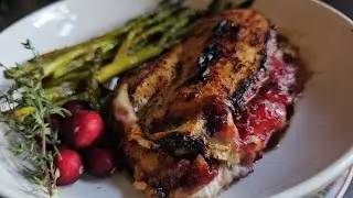 Cranberry Brie Stuffed Chicken Breast