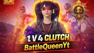 &ldquo;Don&rsquo;t Underestimate Female Gamer 👑 1v4 Clutch in BGMI