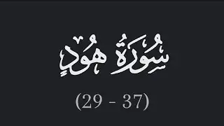 surah hud with urdu translation | ayat (29 - 37) | PART (202)