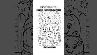 Download 100 Pumpkin Coloring Pages &mdash; Halloween, Fall & Holiday Printables | Chromopia