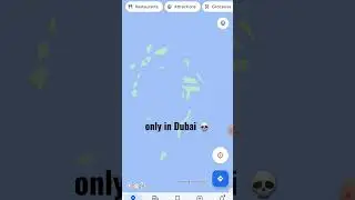 who tf named this island? 💀 #shorts #maps #googlemaps #viral #trending #uae #dubai #nah