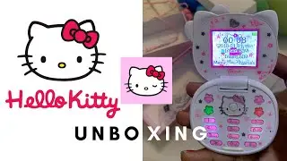 The cutest phone ever. Unboxing hello kitty mobile phone | Detutu