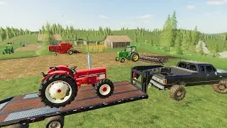 Our dog is gone and returning missing tractor | Back in my day 36 | Farming Simulator 19