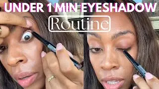 How to do eyeshadow under 1 Min | Eyeliner technique for Beginners by Pro Makeup Artist
