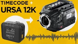 Timecode on Blackmagic Cameras | Deity TC-1 + URSA 12K / PYXIS