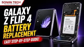Replacing the battery in a Samsung Z Flip 4 | SONAN TECH
