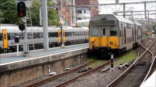 CityRail Suburban Silver K1 K-set approaching Newcastle Railway Station