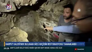 HARPUT KALESİ'NDE BULUNAN GİZLİ GE&Ccedil;İDİN RESTORASYONU TAMAMLANDI