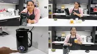Make Almond Milk, Soy Milk at Home - You can use as blender and kettle - Agaro Nut Milk Maker Review