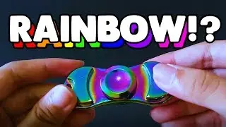 Rainbow Two-Sided Fidget Spinner Review