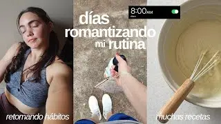romantizando mi rutina en una semana dificil 🧘🏻&zwj;♀️🫧📋