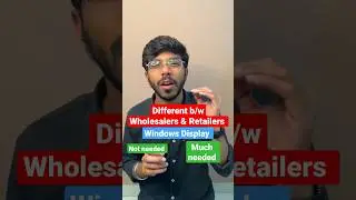 Different between wholesalers & retailers | Class 11th business studies | Internal Trade #shorts