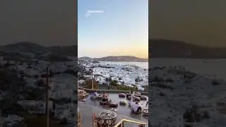 Beach Party at The Fabulous 180&deg; Sunset Bar in the Stunning Mykonos