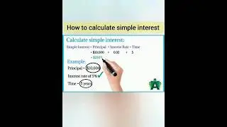 How to calculate simple interest #shortvideo #youtubeshorts #viral