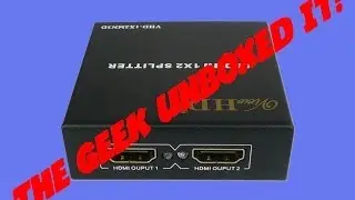 Unboxing 101 HDMI Splitter (PS3 HDCP Strip)