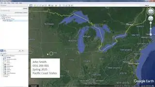 Google Earth Screen Overlay