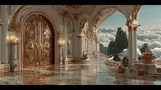 Beyond Imagination: A Mind-Blowing Dreamlike Palace Floating Above the Clouds