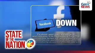 Facebook, IG, Messenger at iba pang serbisyo ng META, naka-down | SONA