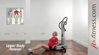 Vibration Plate Stretches - How to do an Upper Body Relaxer on a Vibration Plate