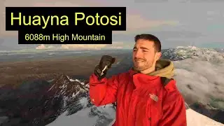 Climbing Huayna Potosi (6088m) #bolivia #mountainclimbing #mountaineering #walkthrough