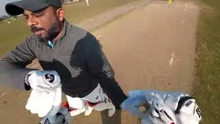 Ultimate Weekend Cricket Experience: Batsman Helmet Cam Highlights!