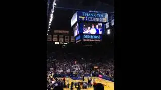 KU Senior Night Introductions