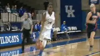 UK Hoops: Victoria Dunlap Just Misses a Dunk